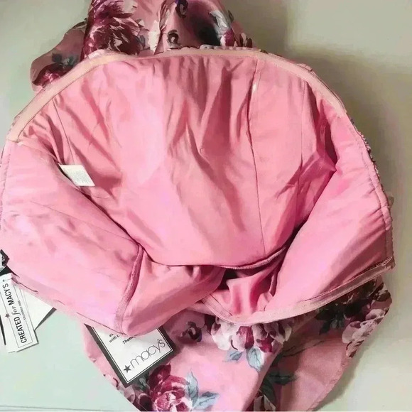 Speechless Womens Juniors Strapless Fit Flare Pink Mauve Dress size 13 petite - Picture 14 of 16